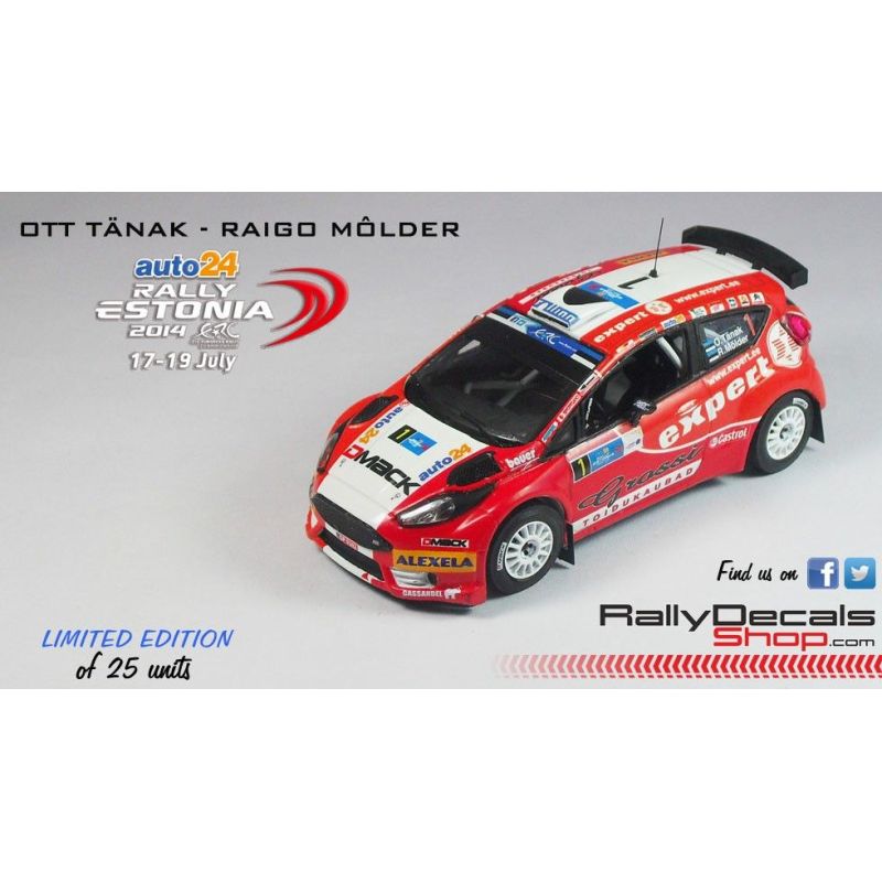 Ford Fiesta R5 - Ott Tänak - Rally de Estonia 2014