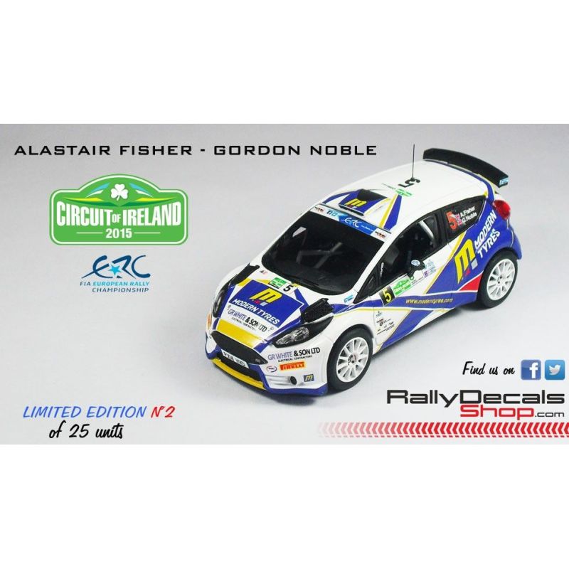 Ford Fiesta R5 - Alastair Fisher - Rally Circuit of Ireland 2015