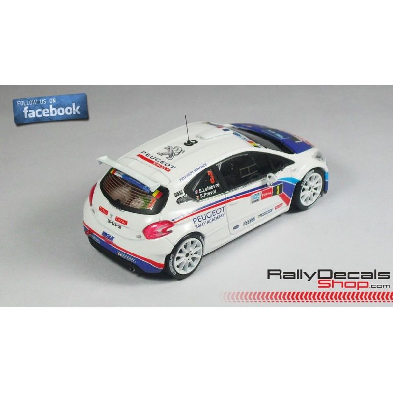 Peugeot 208 T16 - Stephane Lefebvre - Rally Ypres 2015