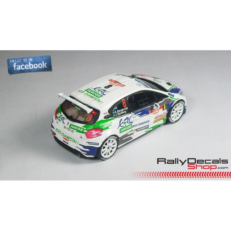 Peugeot 208 T16 - Emil Bergkvist - Rally du Valais 2015