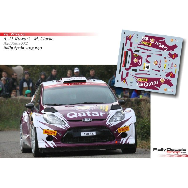 Abdulaziz Al-Kuwari - Ford Fiesta RRC - Rally Catalunya 2015