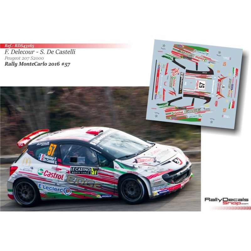 François Delecour - Peugeot 207 S2000 - Rally Montecarlo 2016