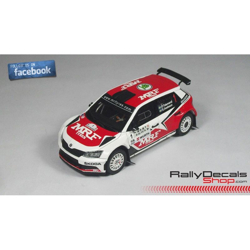 Skoda Fabia R5 - Pontus Tidemand - Rally China 2015