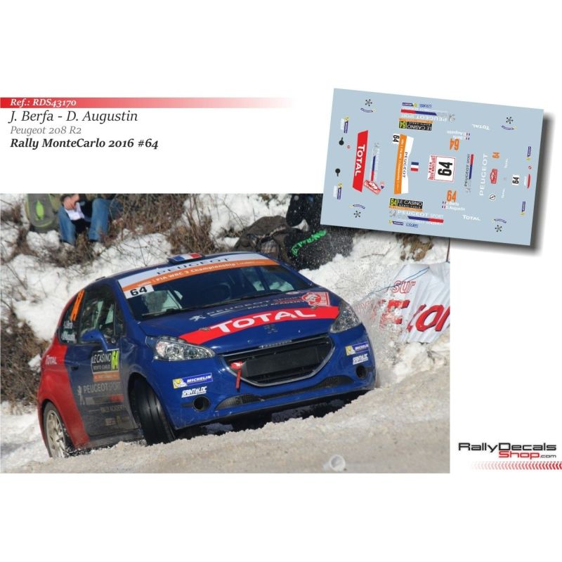 Jordan Berfa - Peugeot 208 R2 - Rally Montecarlo 2016