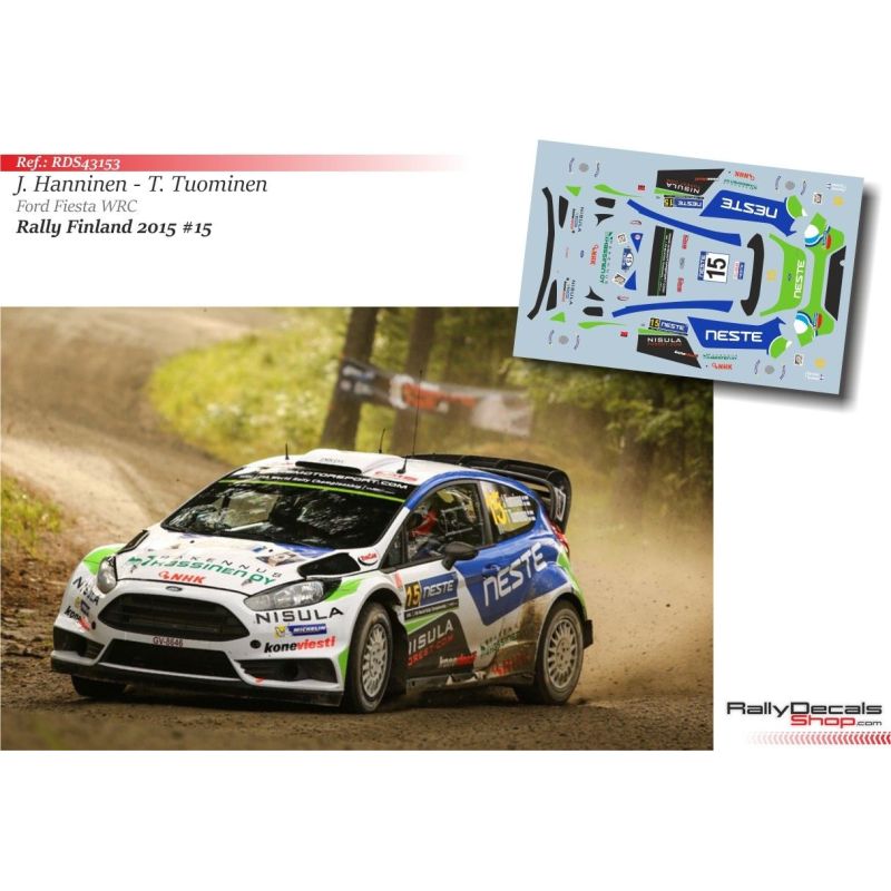 Juho Hanninen - Ford Fiesta WRC - Rally Finlandia 2015