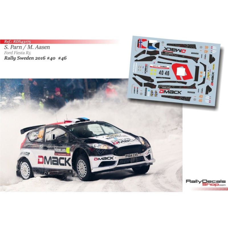 Sander Pärn - Ford Fiesta R5 - Rally Sweden 2016