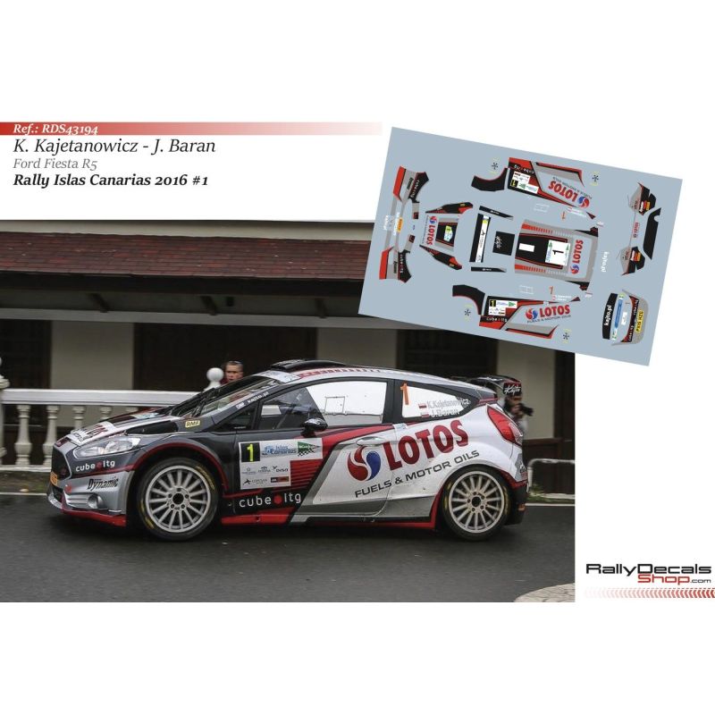 Kajetan Kajetanowicz - Ford Fiesta R5 - Rally Islas Canarias 2016