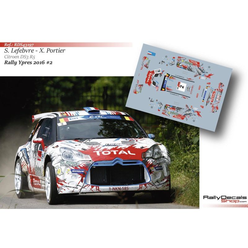 Stephane Lefebvre - Citroen DS3 R5 - Rally Ypres 2016