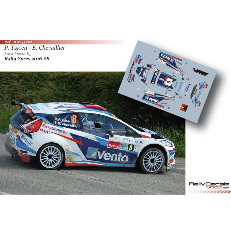 Pieter Tsjoen - Ford Fiesta R5 - Rally Ypres 2016