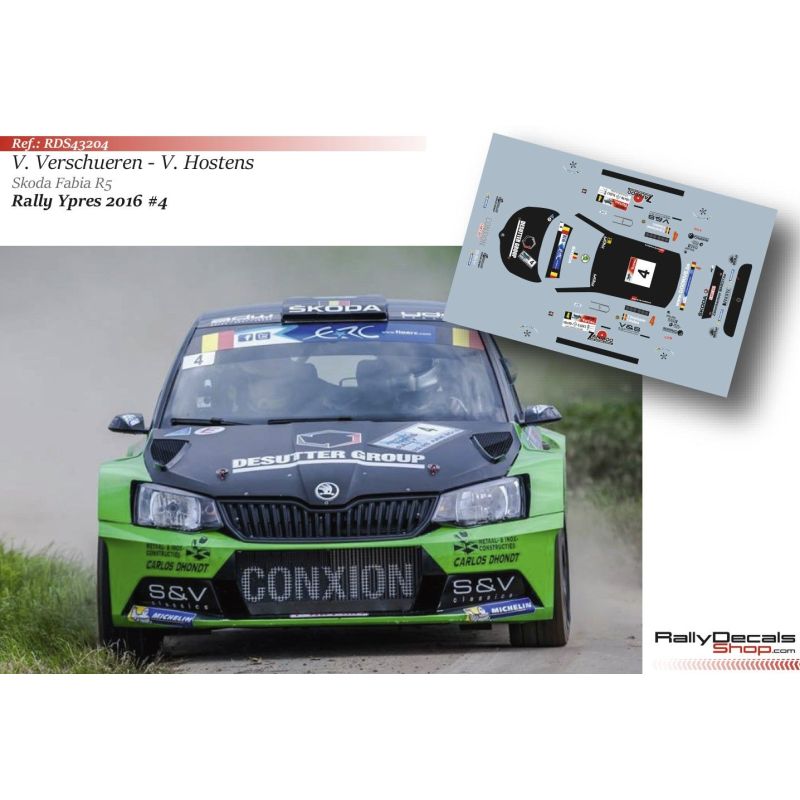 Vincent Verschueren - Skoda Fabia R5 - Rally Ypres 2016