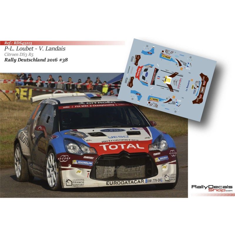 Pierre-Louis Loubet - Citroen DS3 R5 - Rally Alemania 2016