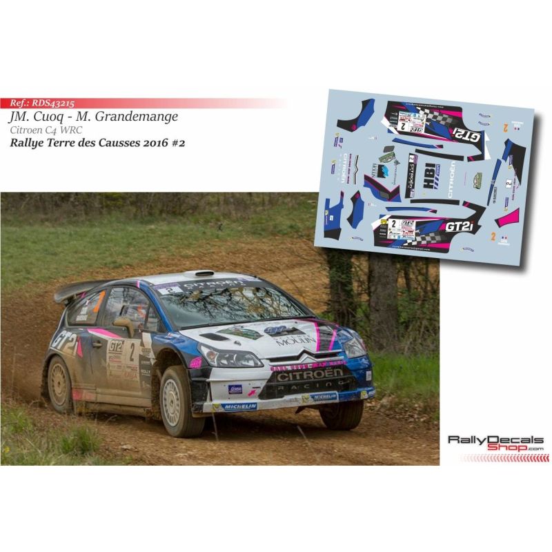 ixo models 1/43 (RAM445) Citroen C4 WRC #1 Winner Rally de France 2010