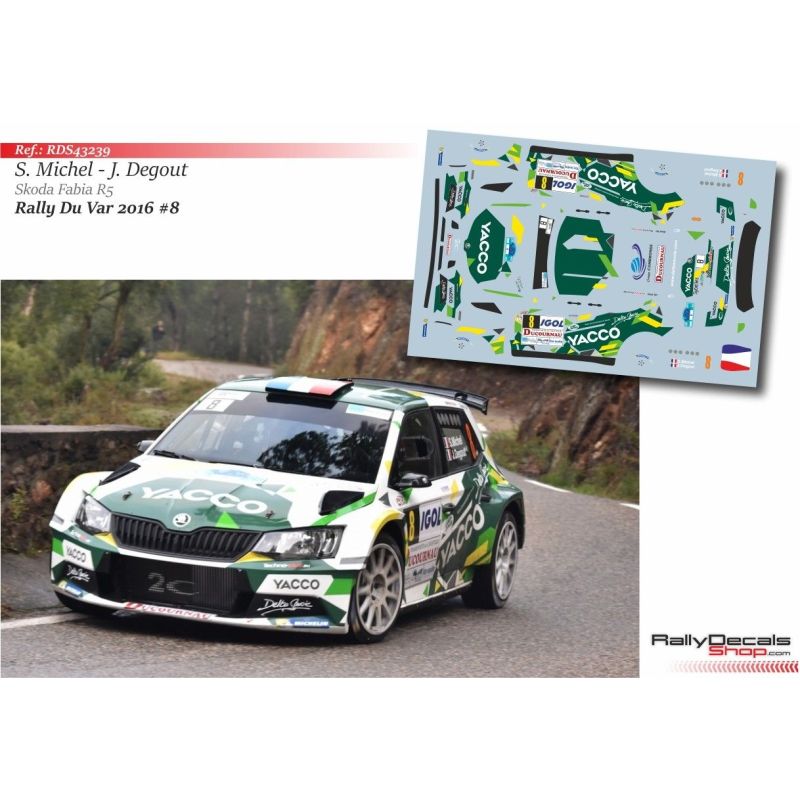 Sylvain Michel - Skoda Fabia R5 - Rally du Var 2016