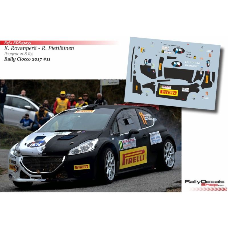Kalle Rovanperä - Peugeot 208 R5 - Rally Ciocco 2017