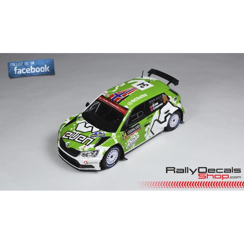 Skoda Fabia R5 - Ole C. Veiby - Rally Sweden 2017