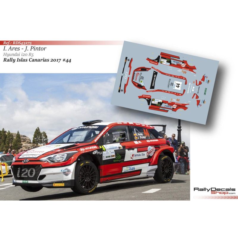 Iván Ares - Hyundai i20 R5 - Rally Islas Canarias 2017