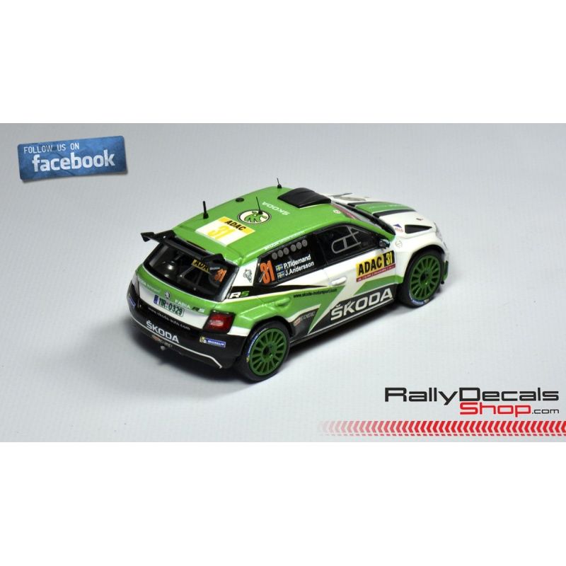 Skoda Fabia R5 - Pontus Tidemand - Rally Deutschland 2017
