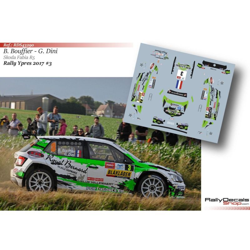 Bryan Bouffier - Skoda Fabia R5 - Rally Ypres 2017