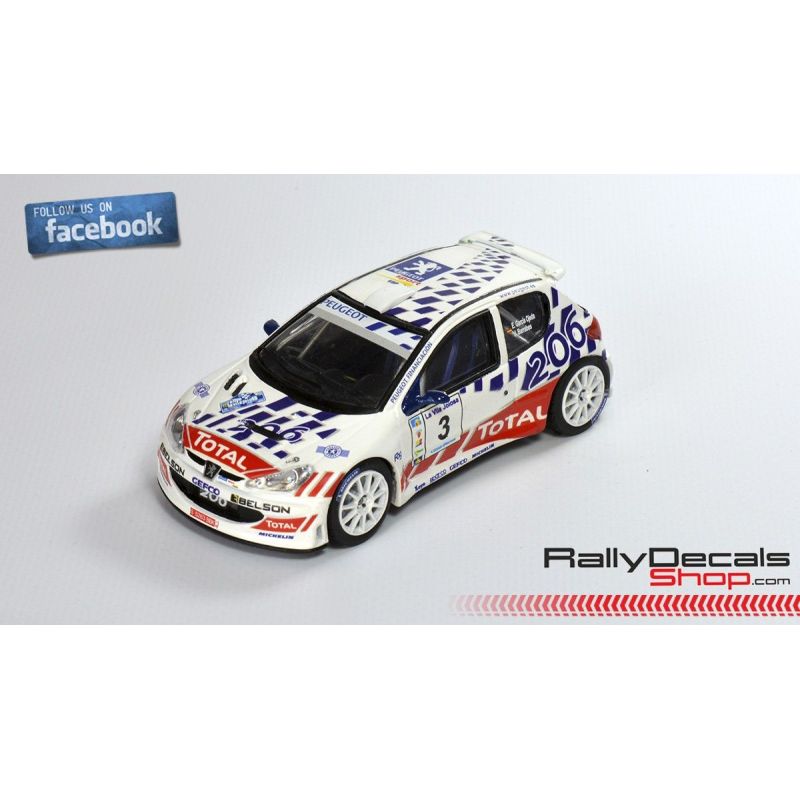 Peugeot 206 S1600 - Enrique García Ojeda - Rally Vilajoiosa 2005
