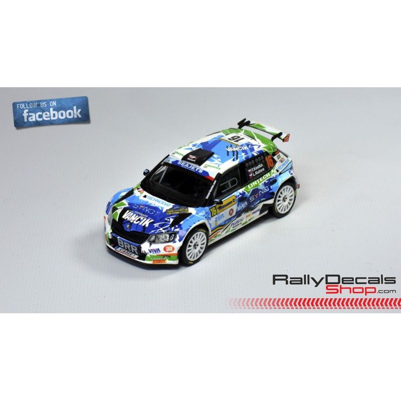 Skoda Fabia R5 - Tomas Kostka - Rally Barum 2017