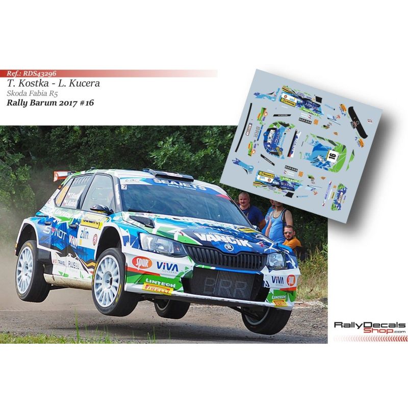 Tomas Kostka - Skoda Fabia R5 - Rally Barum 2017