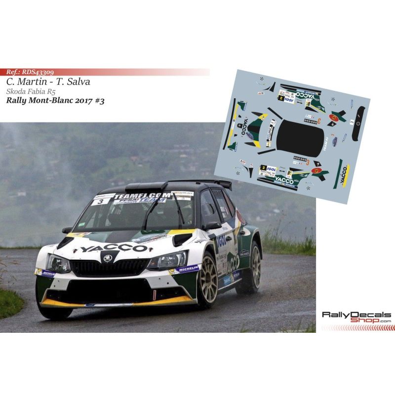 Charles Martin - Skoda Fabia R5 - Rally Mont Blanc 2017