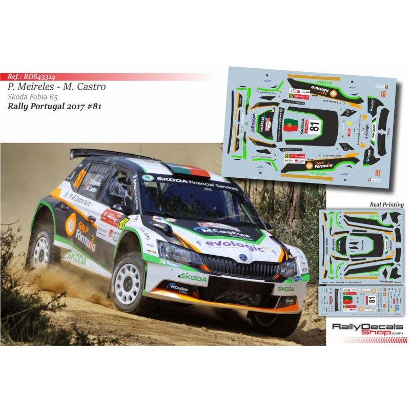Pedro Meireles - Skoda Fabia R5 - Rally Portugal 2017