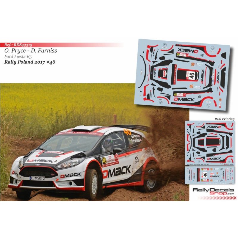 Osian Pryce - Ford Fiesta R5 - Rally Poland 2017