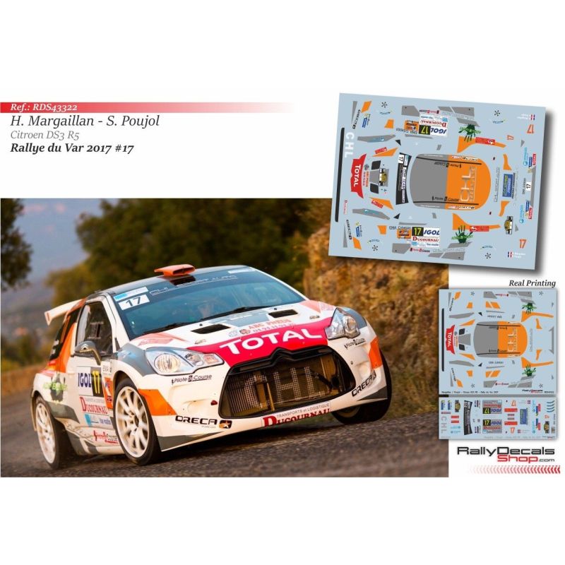 Hugo Margaillan - Citroen DS3 R5 - Rally du Var 2017