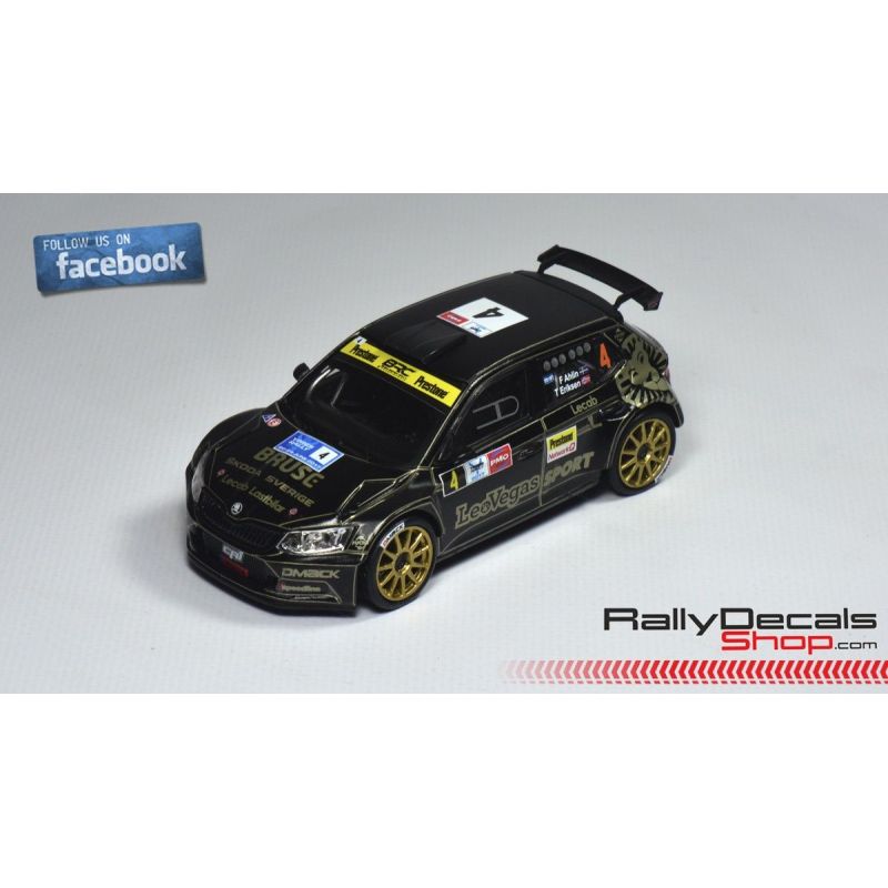 Skoda Fabia R5 - Fredrik Ahlin - Rally Ypres 2017