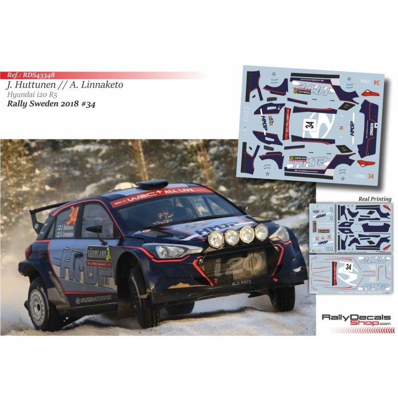 ixo-models Hyundai I20 R5 #19 Rally du Var 2019 Loeb - Godey (1/43 scale model