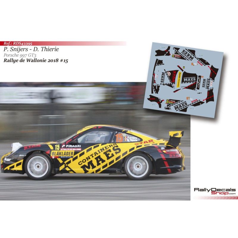 Patrick Snijers - Porsche 997 GT3 - Rally Wallonie 2018