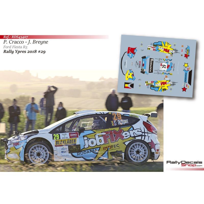 Philip Cracco - Ford Fiesta R5 - Rally Ypres 2018