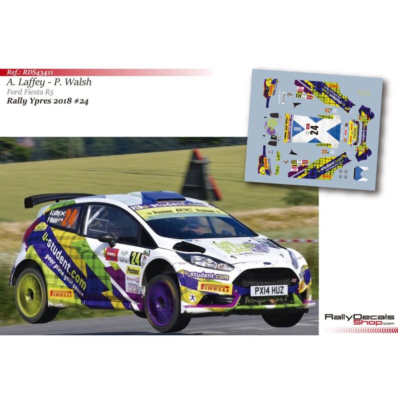 Alex Laffey - Ford Fiesta R5 - Rally Ypres 2018