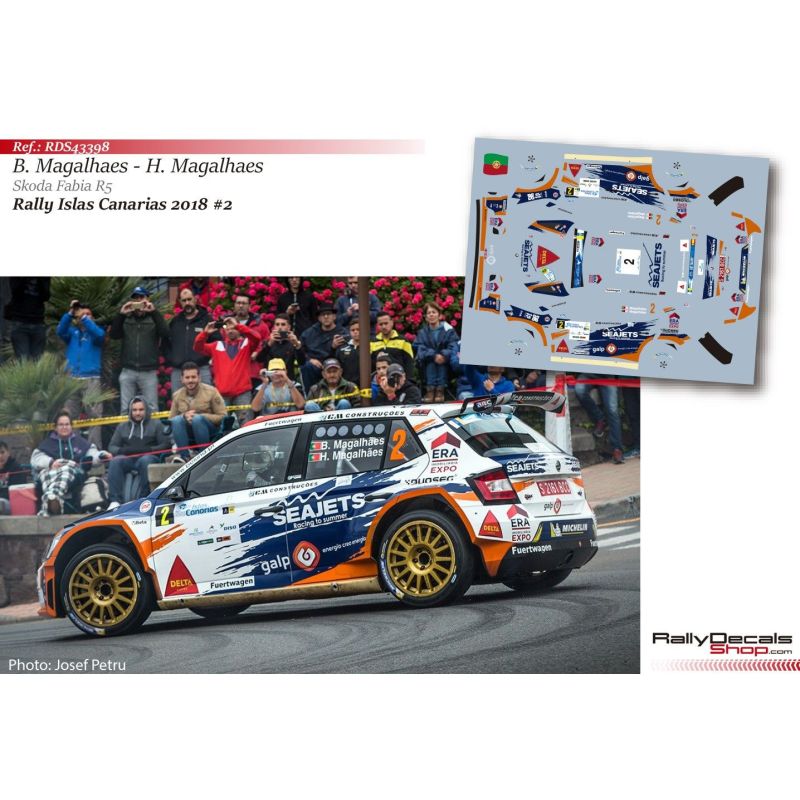 Bruno Magalhaes - Skoda Fabia R5 - Rally Islas Canarias 2018