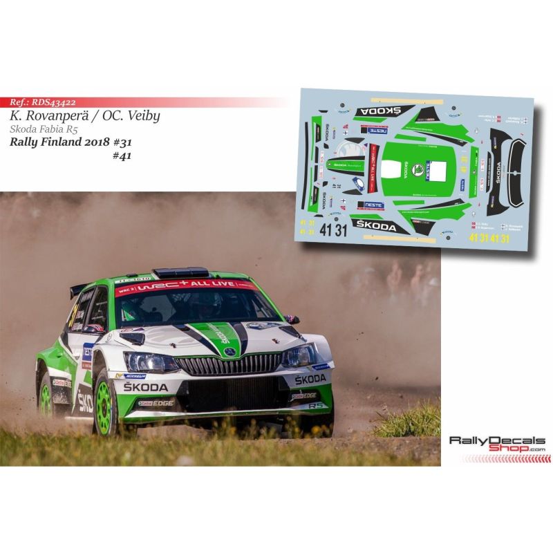 Skoda Motorsport - Skoda Fabia R5 - Rally Finland 2018