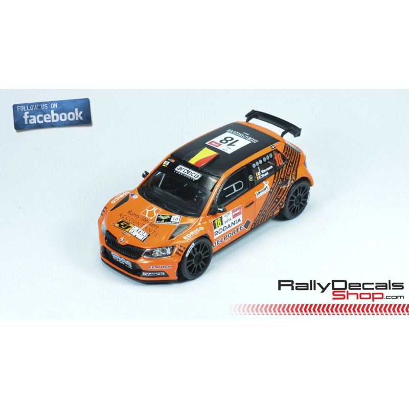 Skoda Fabia R5 - Davy Vanneste - Rally Ypres 2018