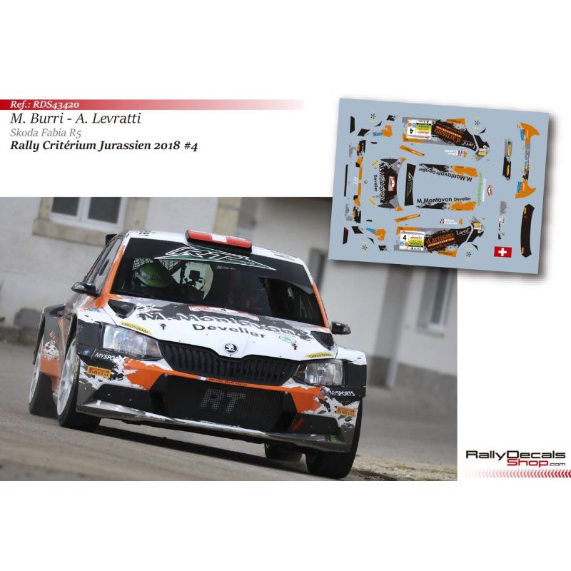 Michael Burri - Skoda Fabia R5 - Rally Critérium Jurassien 2018