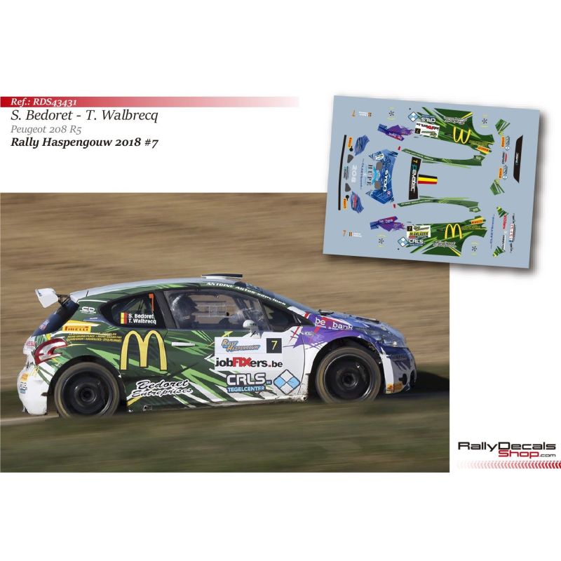 Sébastien Bedoret - Peugeot 208 R5 - Rally Haspengouw 2018