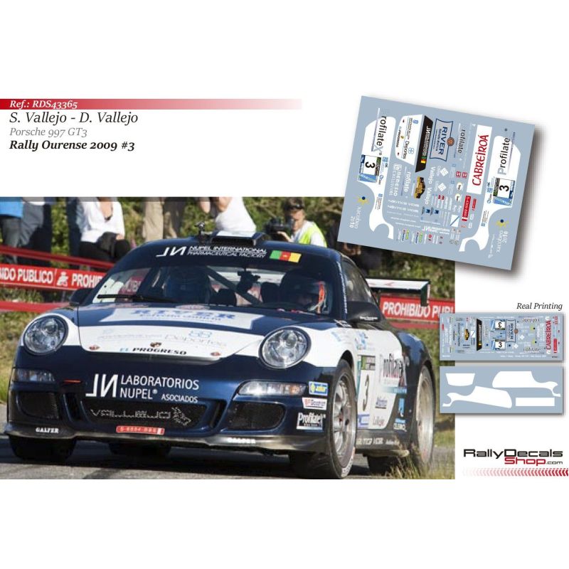 Sergio Vallejo - Porsche 997 GT3 - Rally Ourense 2009