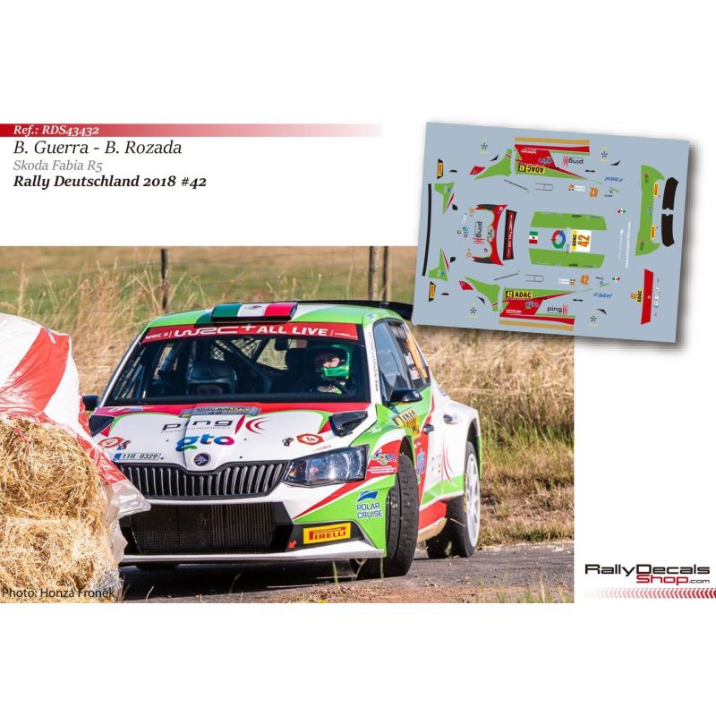 Benito Guerra - Skoda Fabia R5 - Rally Deutschland 2018
