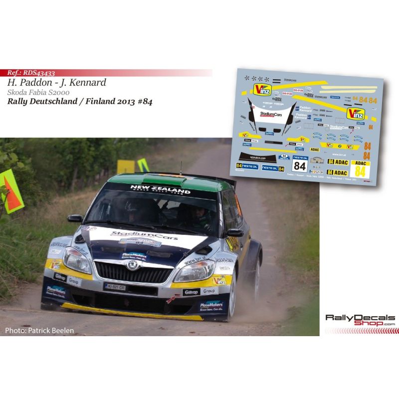 Hayden Paddon - Skoda Fabia S2000 - Rally Deutschland / Finland 2013