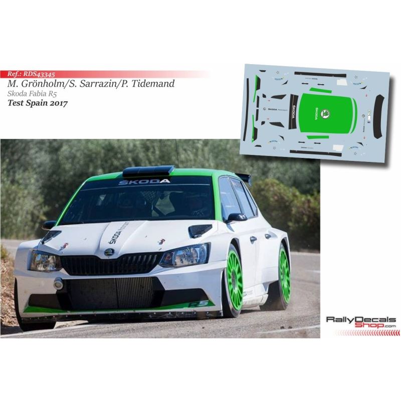 Gronholm / Sarrazin / Tidemand - Skoda Fabia R5 - Test
