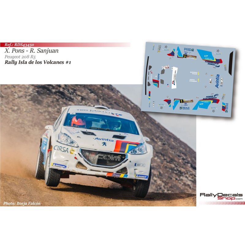 Xevi Pons - Peugeot 208 R5 - Rally Los Volcanes 2018