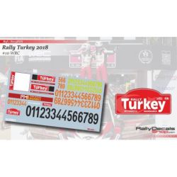Números Turquía 2018