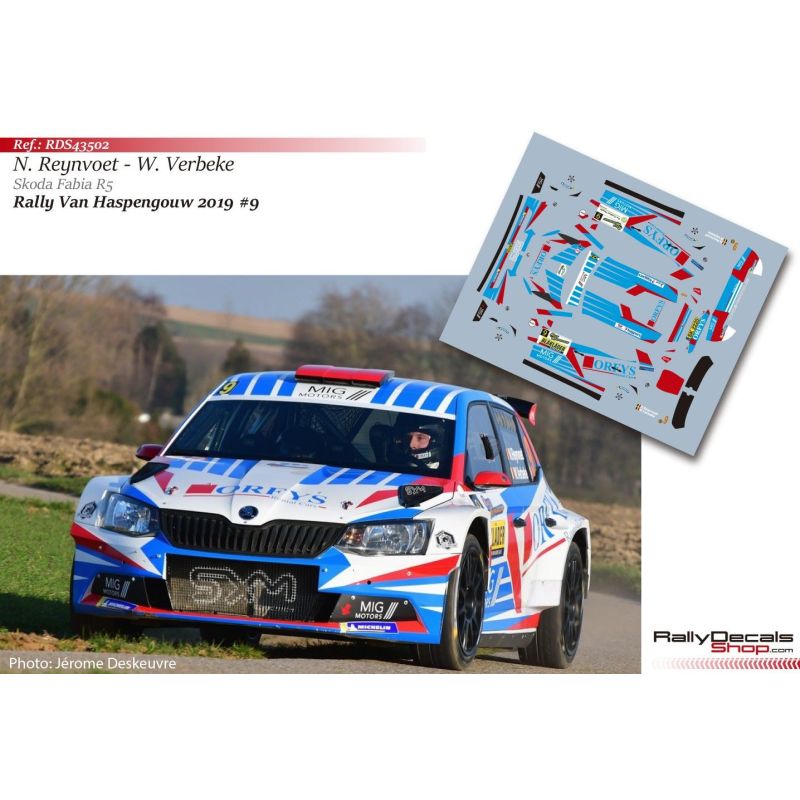Niels Reynvoet - Skoda Fabia R5 - Rally Haspengouw 2019