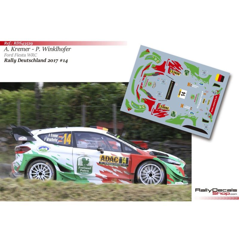 Armin Kremer - Ford Fiesta WRC - Rally Deutschland 2017