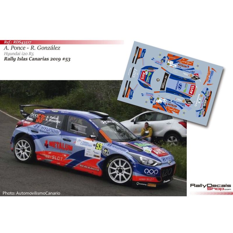 Toñi Ponce - Hyundai i20 R5 - Rally Islas Canarias 2019