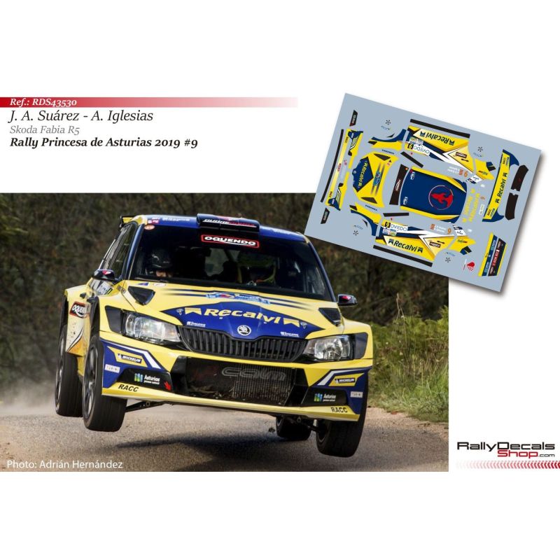 José Antonio Suárez - Skoda Fabia R5 - Rally Princesa de Asturias 2019