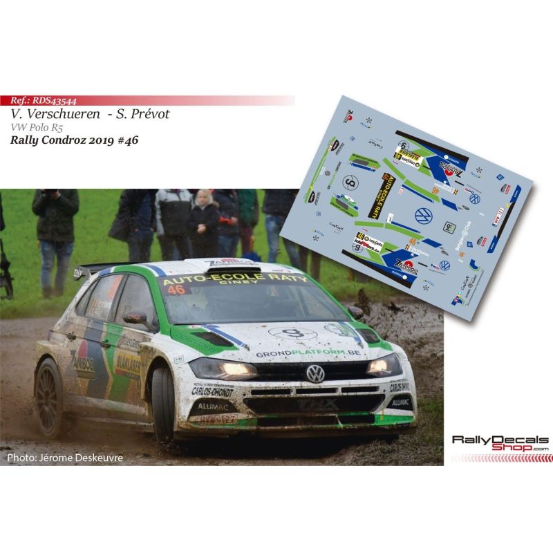 Vincent Verschueren - VW Polo R5 - Rally Condroz 2019